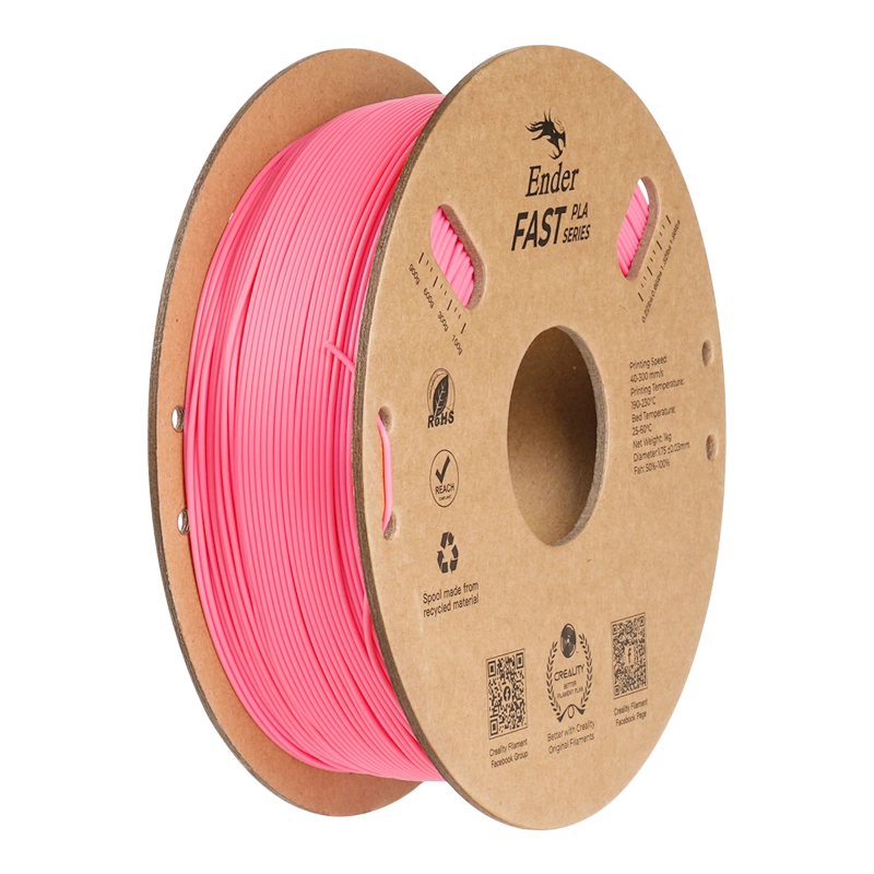 Філамент (пластик) для 3D принтера CREALITY Fast PLA 1кг, 1.75мм, рожевий (3301010435)